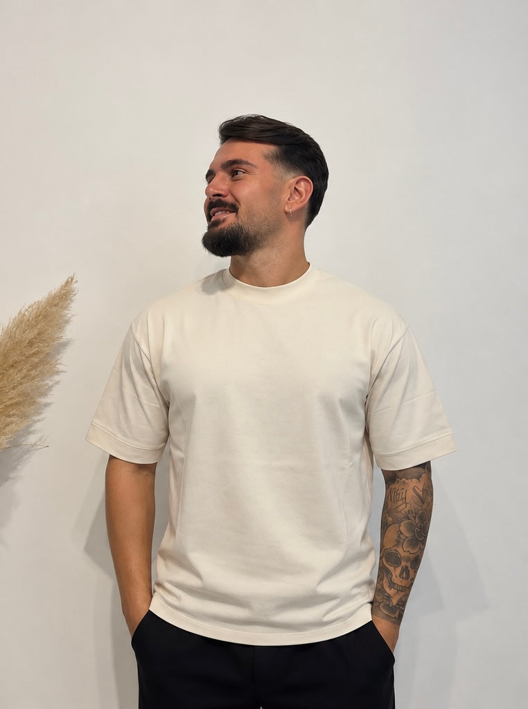 T-shirt Tokyo crema