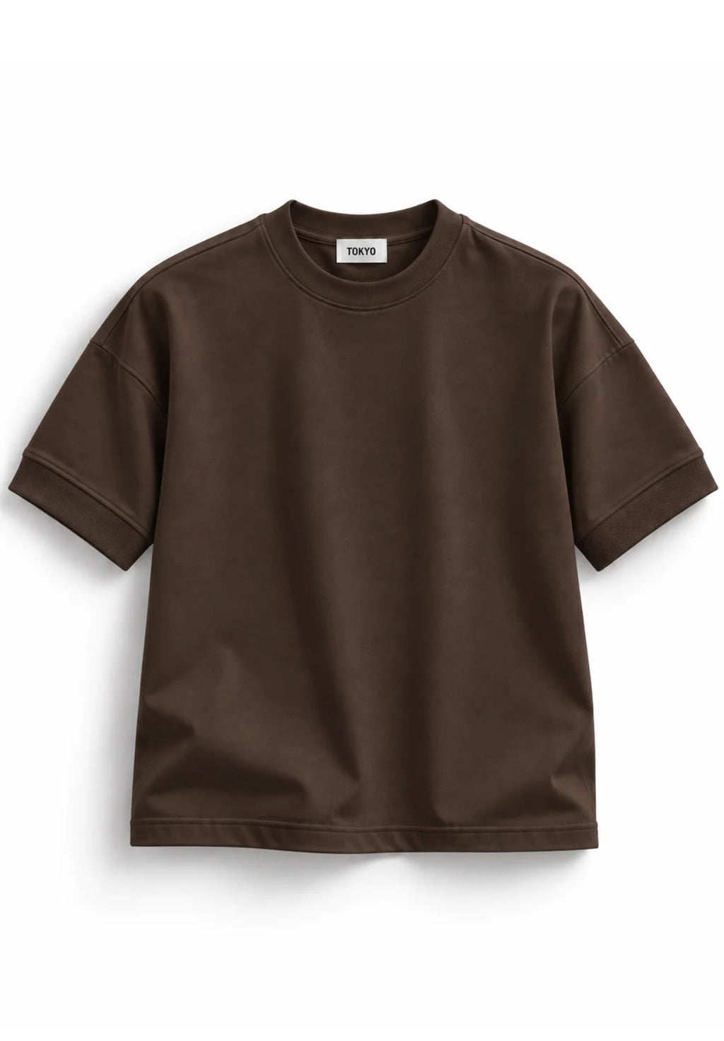 T-shirt Tokyo marrone