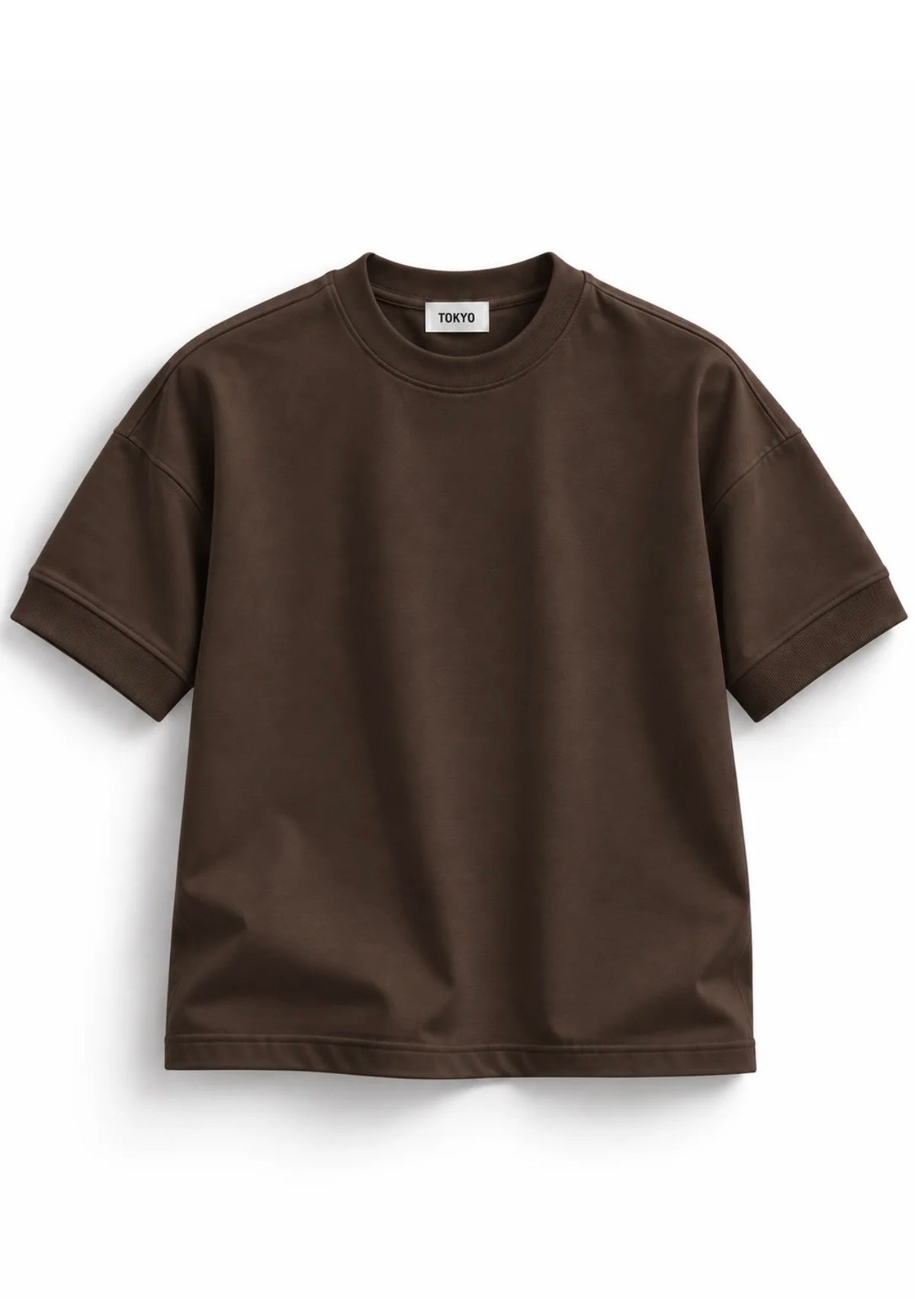 T-shirt Tokyo marrone