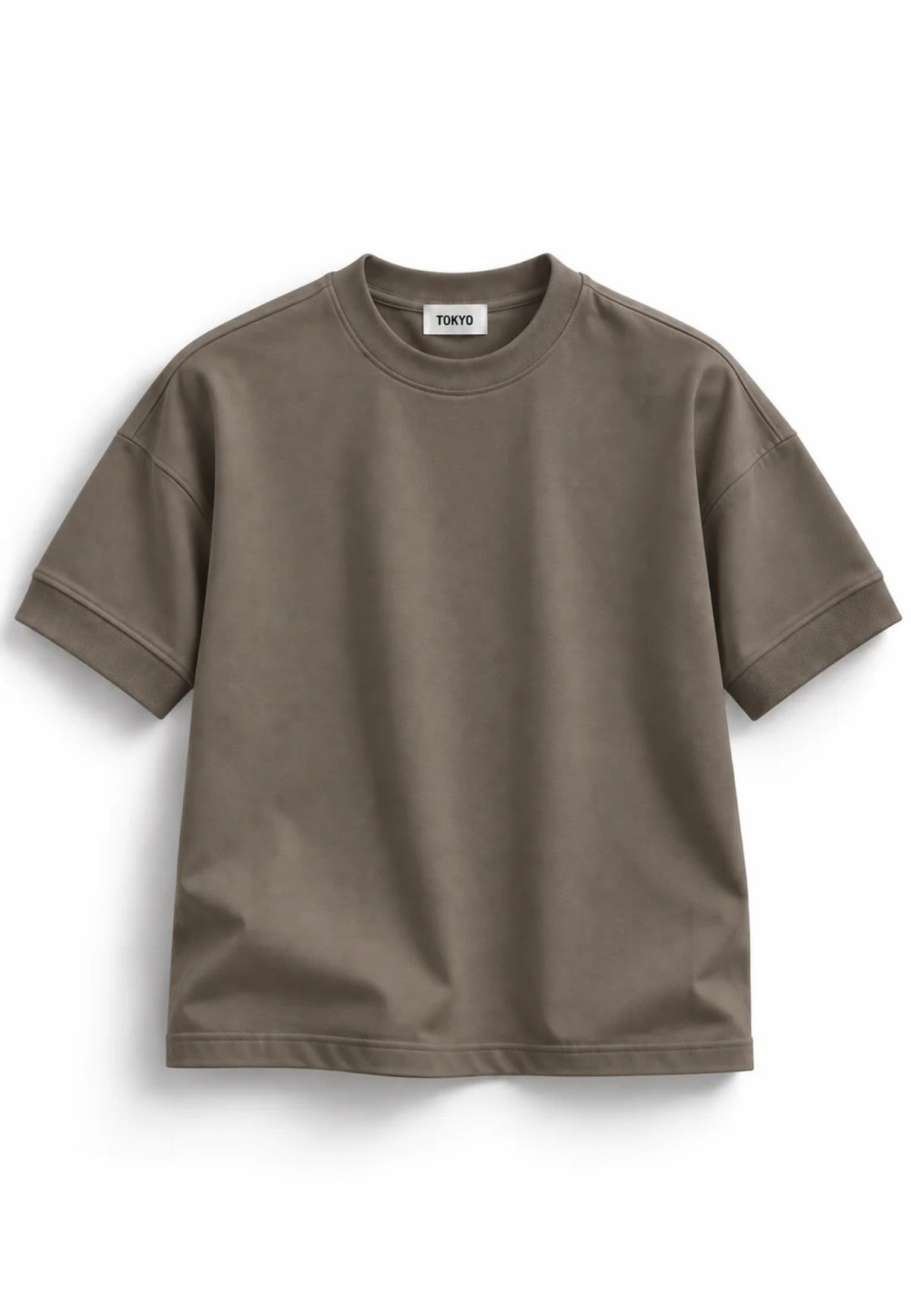 T-shirt Tokyo tortora