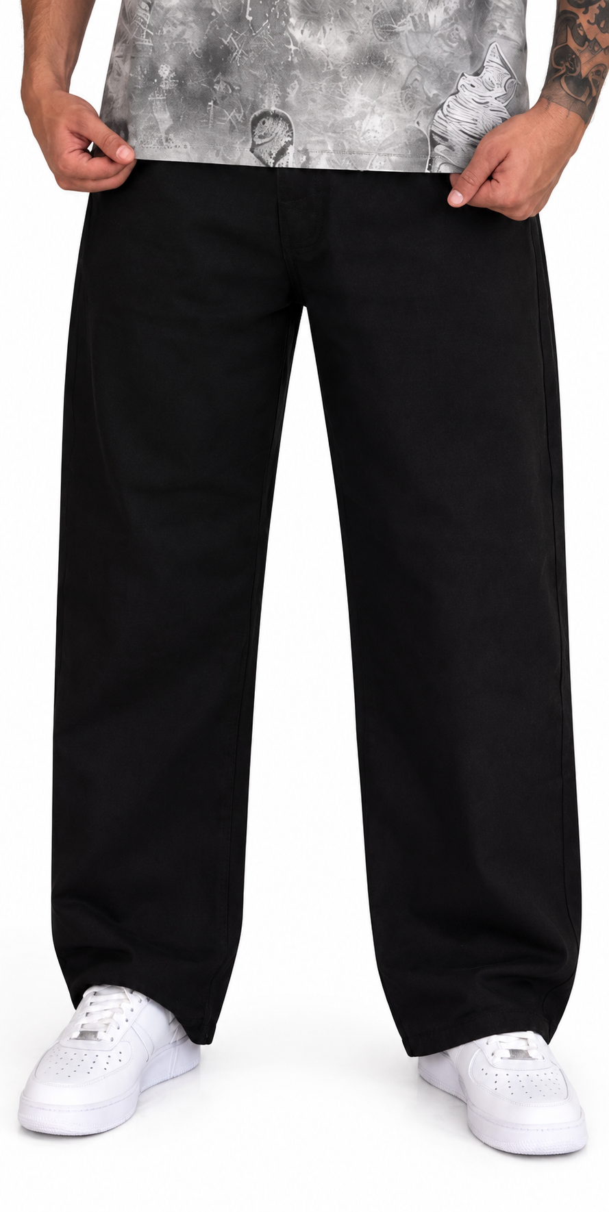 Baloon jeans nero