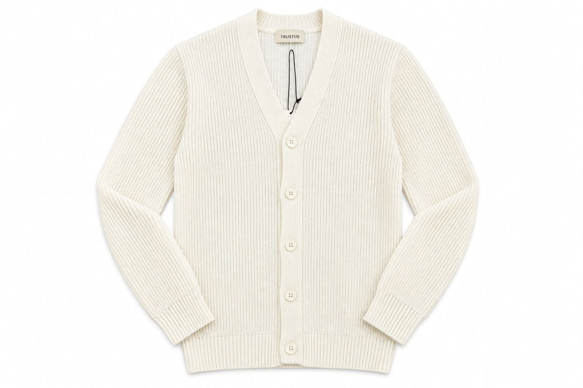 Cardigan crop panna