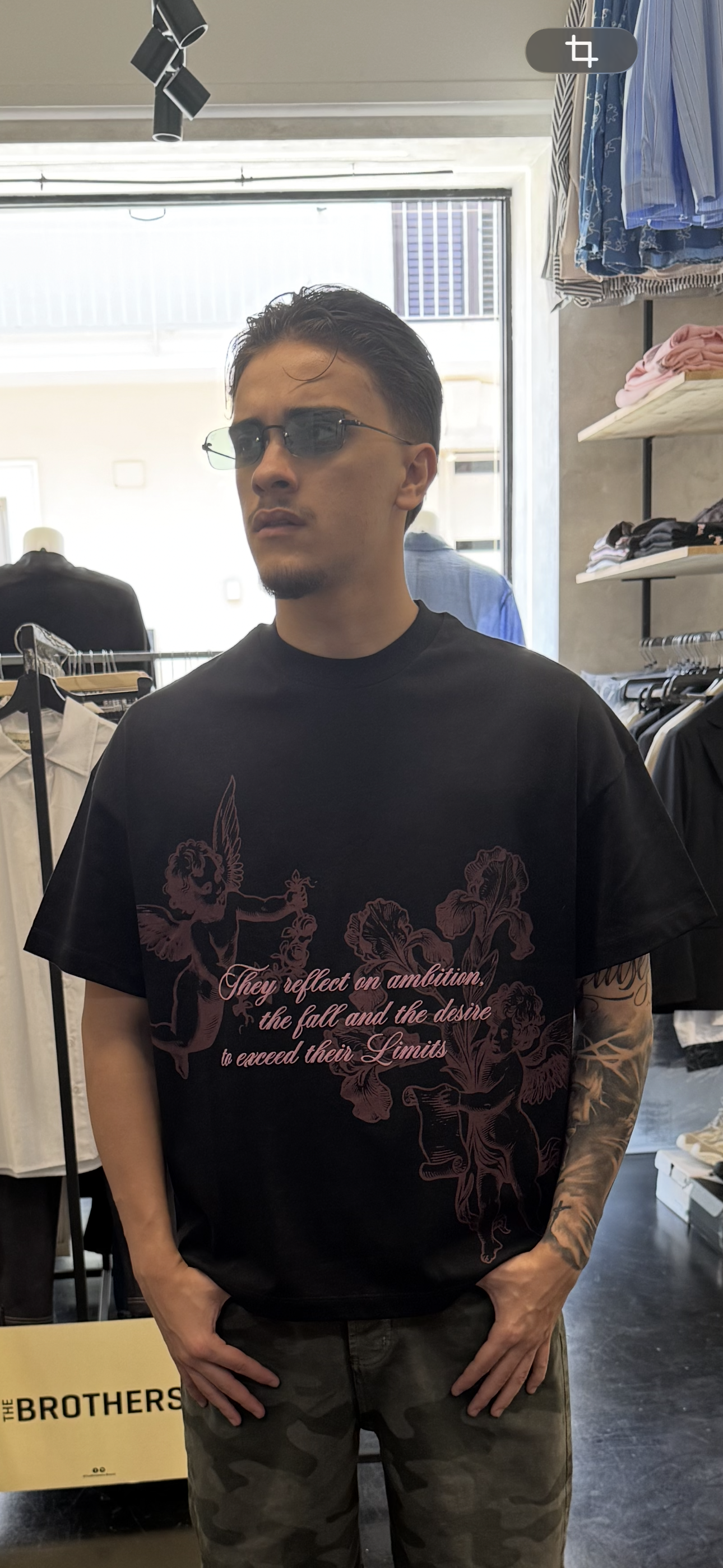 T-shirt Angel Cropped