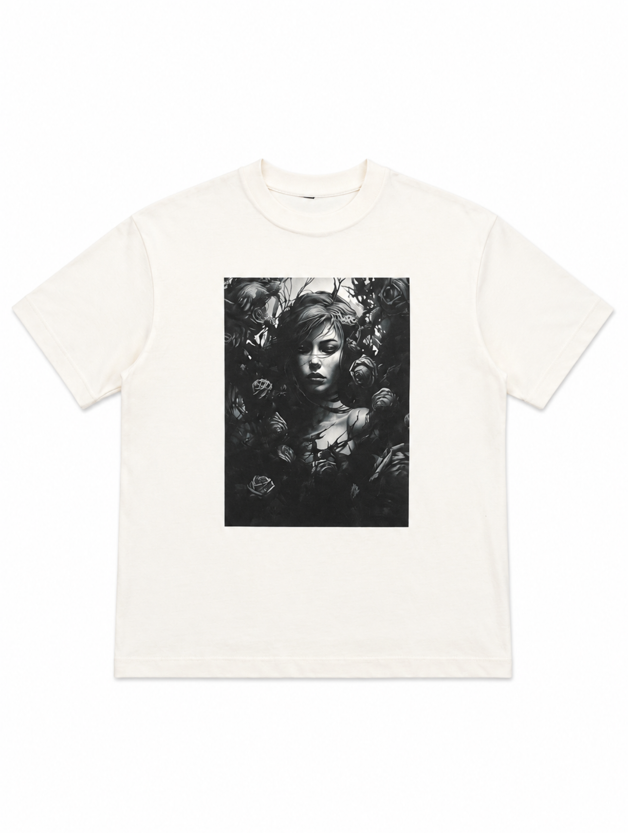 T-Shirt Woman And Rose